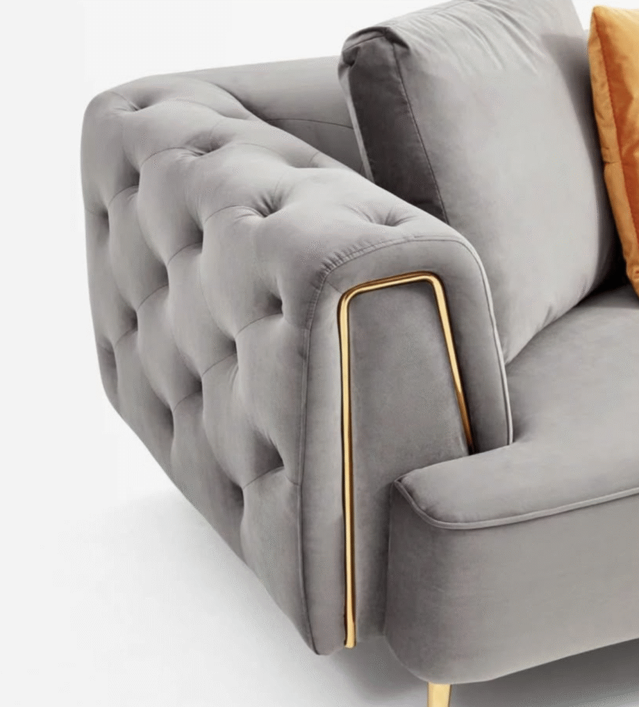 Grey 3 seater Couch