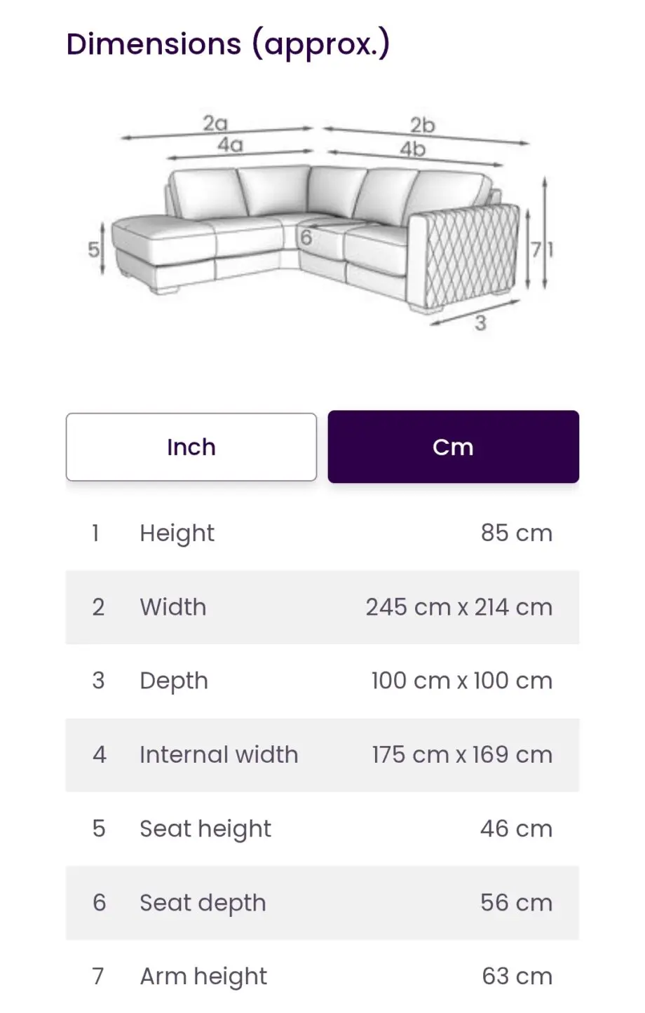 DFS Cohen corner leather sofa