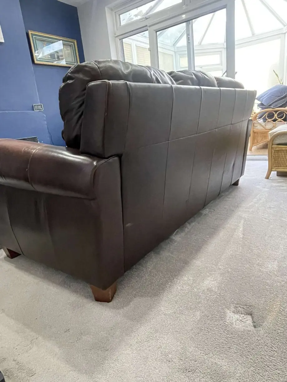 3 seater Italian Leather Sofa