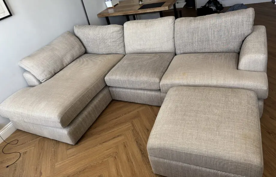 Next Home Corner Sofa including footstool with storage