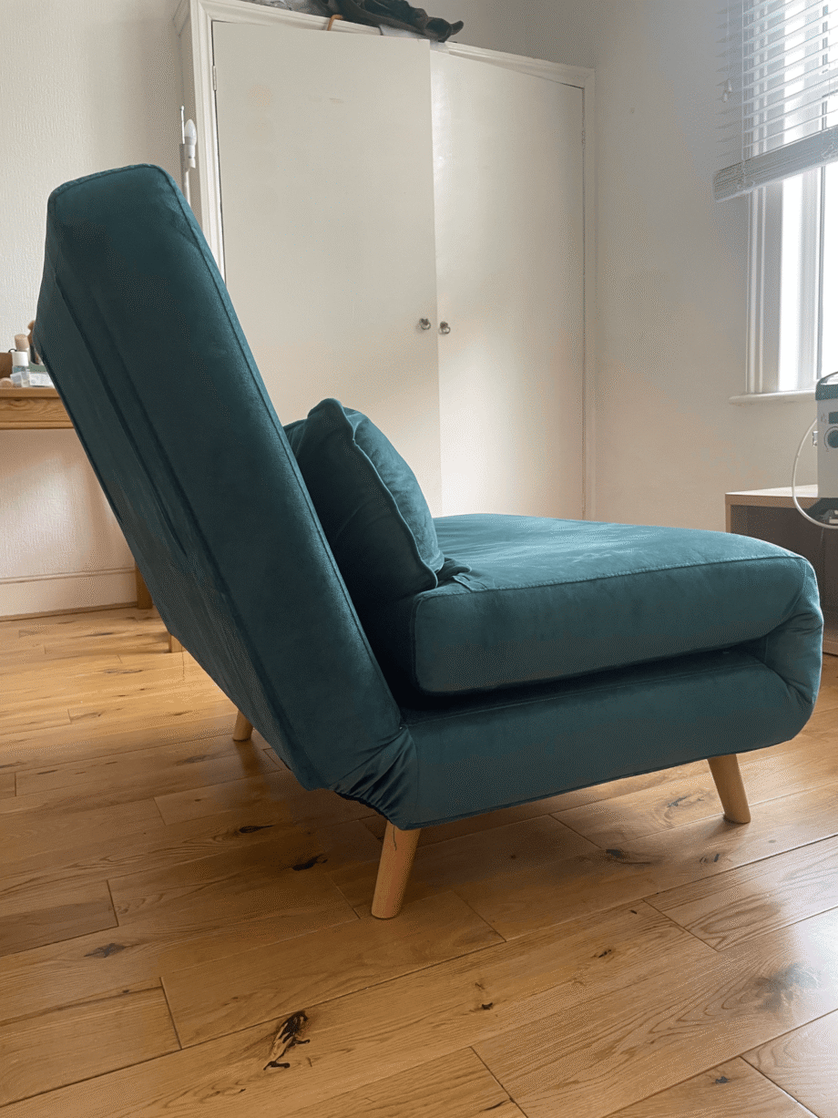 Habitat Teal Roma Single Chairbed
