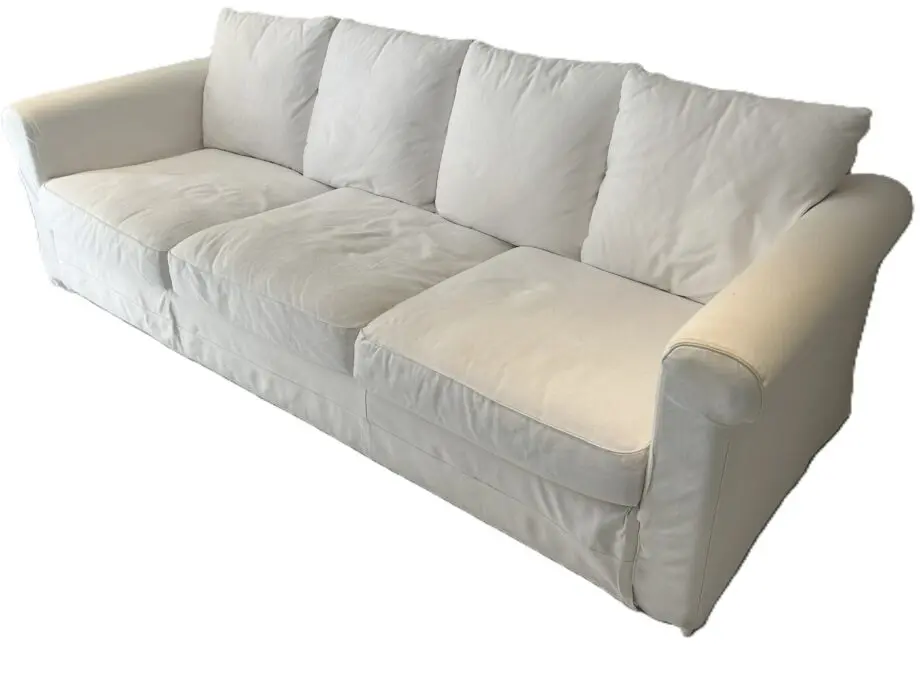 White 3 Seater Sofa