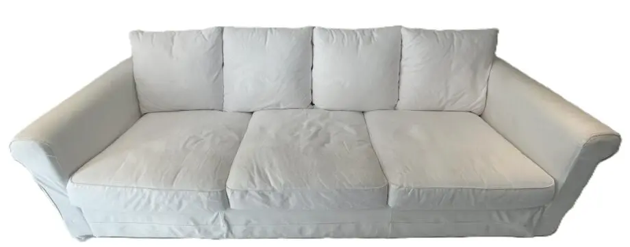White 3 Seater Sofa