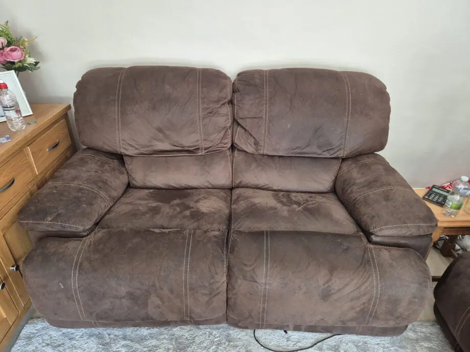 Harveys brown 3 seater & 4 seater sofas