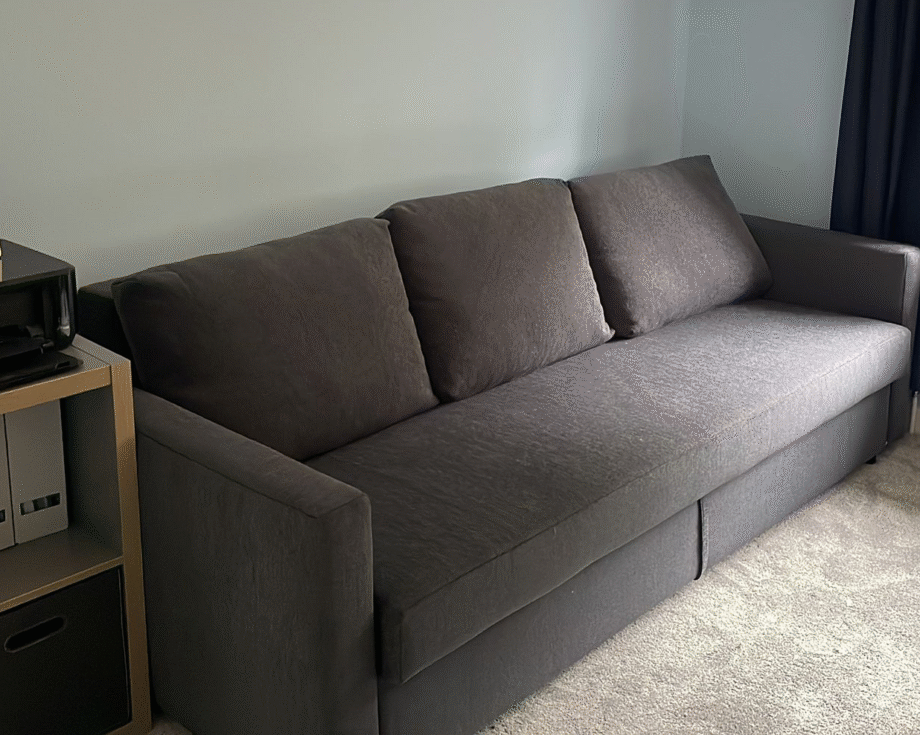 IKEA FRIHETEN 3-seat Sofa-Bed, Hyllie Dark Grey