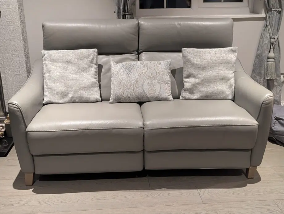 4 x ROM 2-Seater Grey Sofas (with recliners) & 2 x ROM 1-Seater Grey Sofas