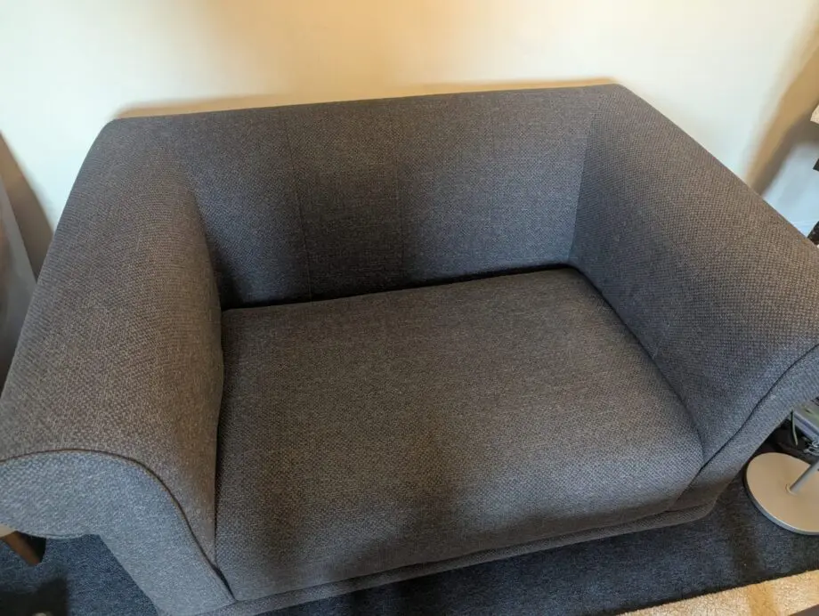 IKEA Charcoal VISKAFORS 1.5-seat armchair