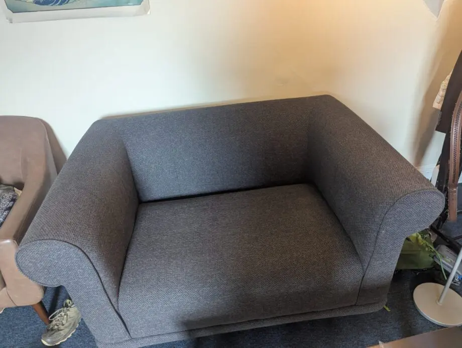 IKEA Charcoal VISKAFORS 1.5-seat armchair