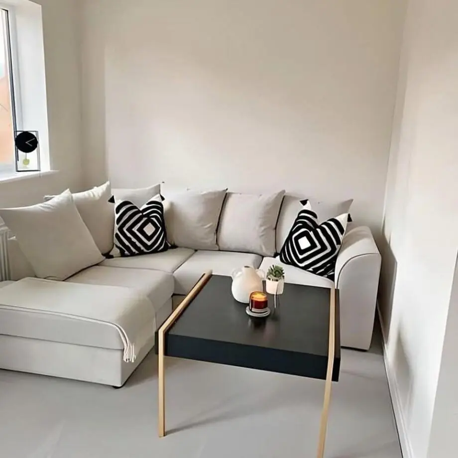 Chelsea Corner Sofa Available || Plush Velvet Cream Colour