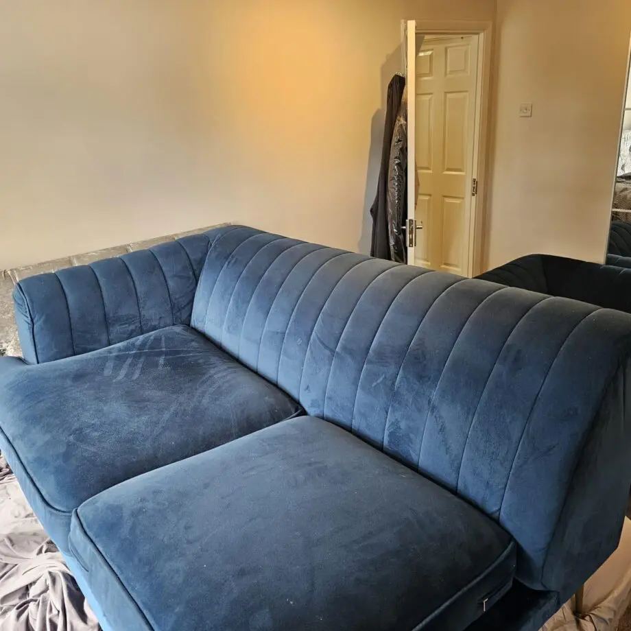 Blue 2 Seater Sofa