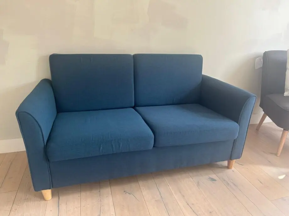 Debenhams Blue Sofa - only 4 months old