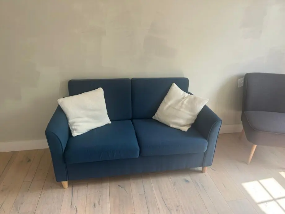 Debenhams Blue Sofa - only 4 months old