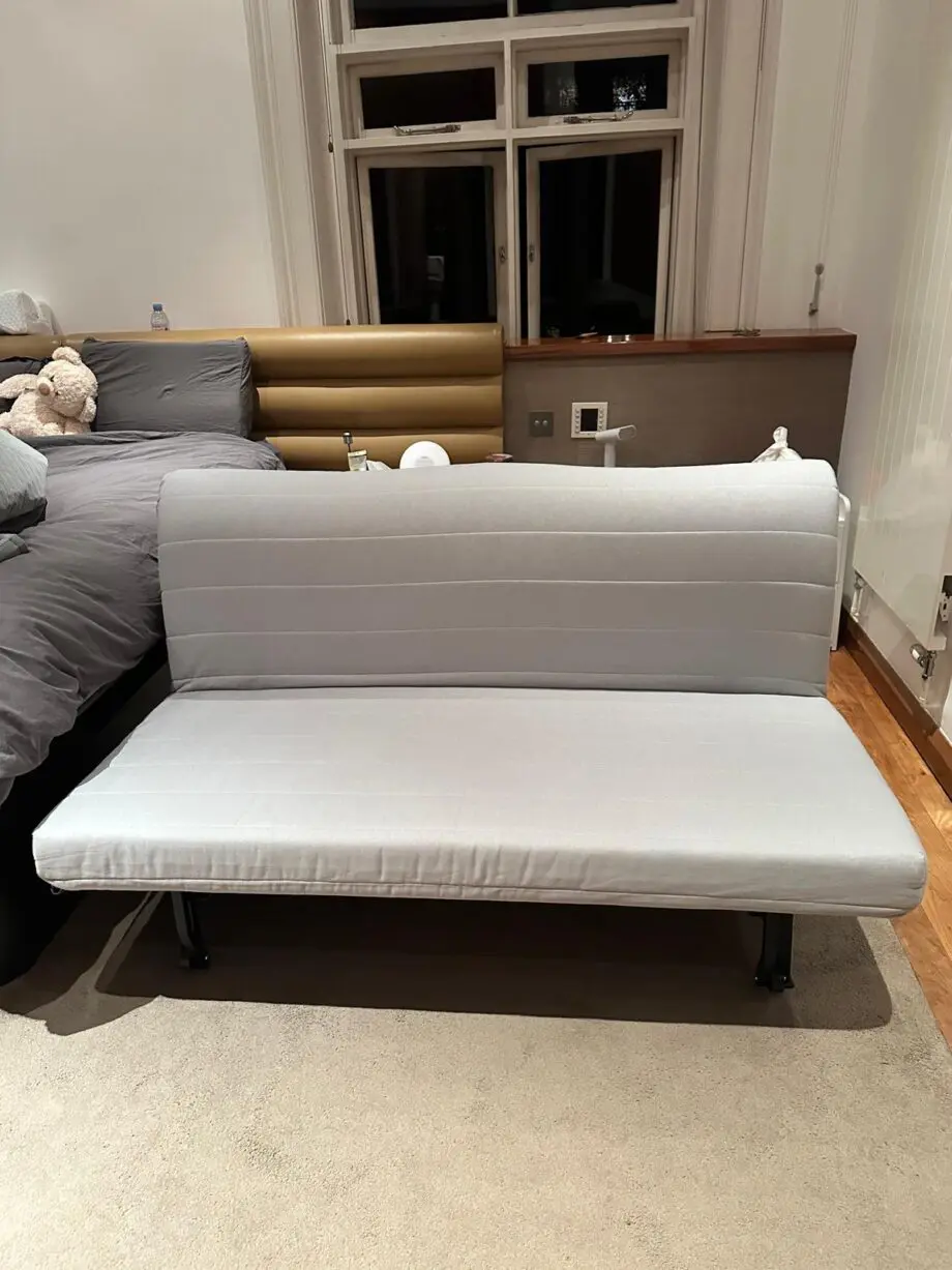 2-Seat Sofa Bed – Light Grey