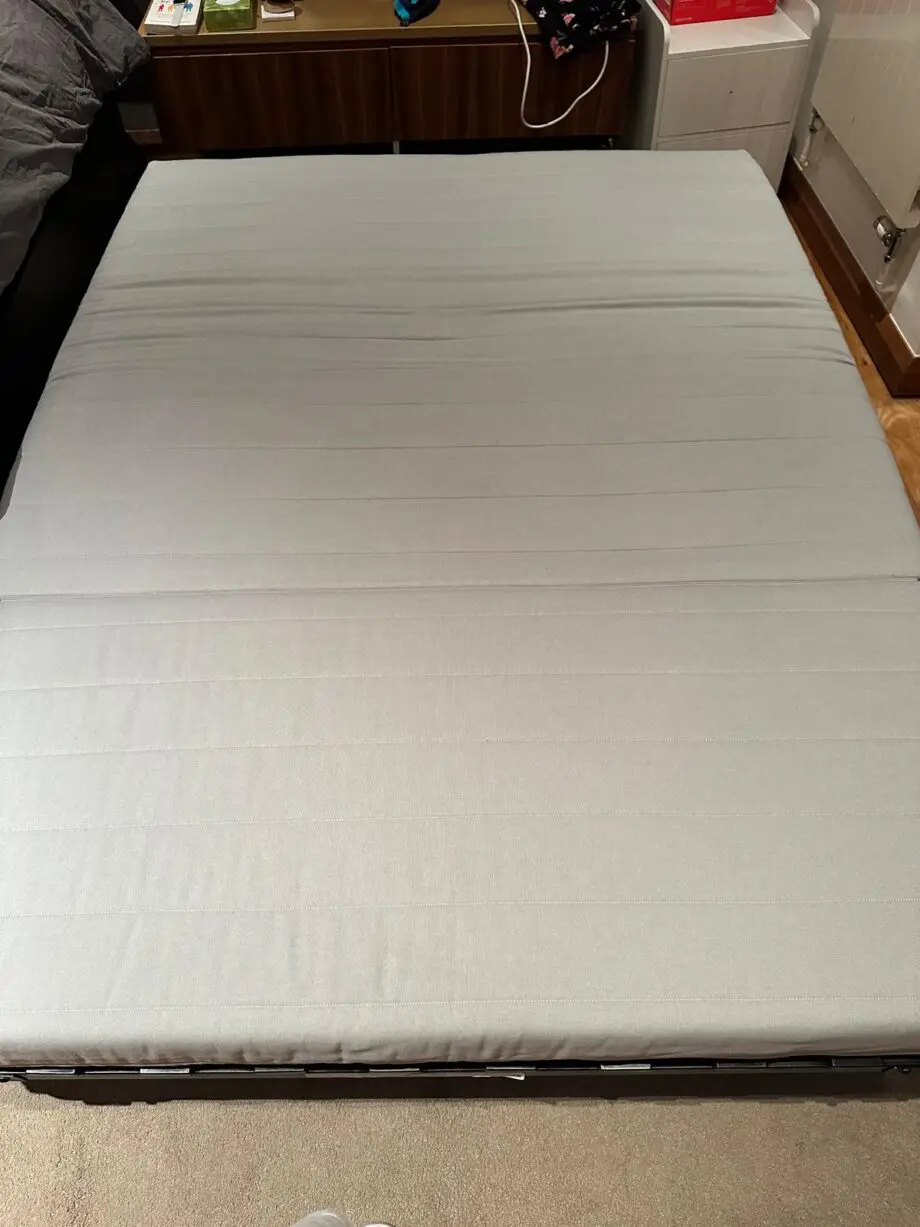 2-Seat Sofa Bed – Light Grey
