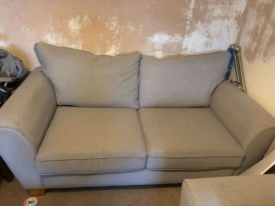 Scs grey Theo 2 and 3 seater sofas