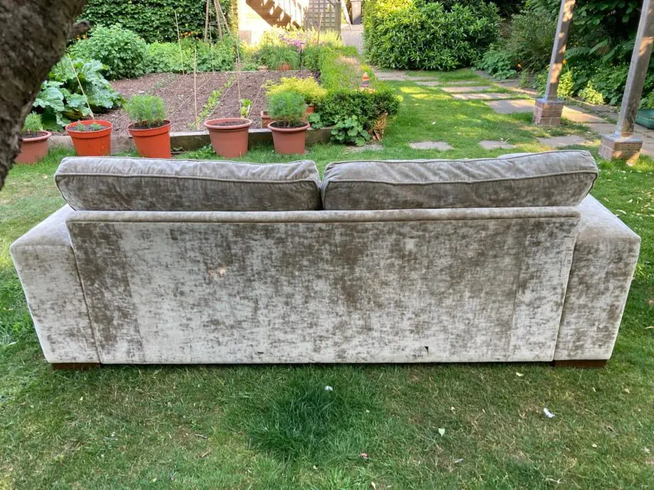 Large sofa grey/green