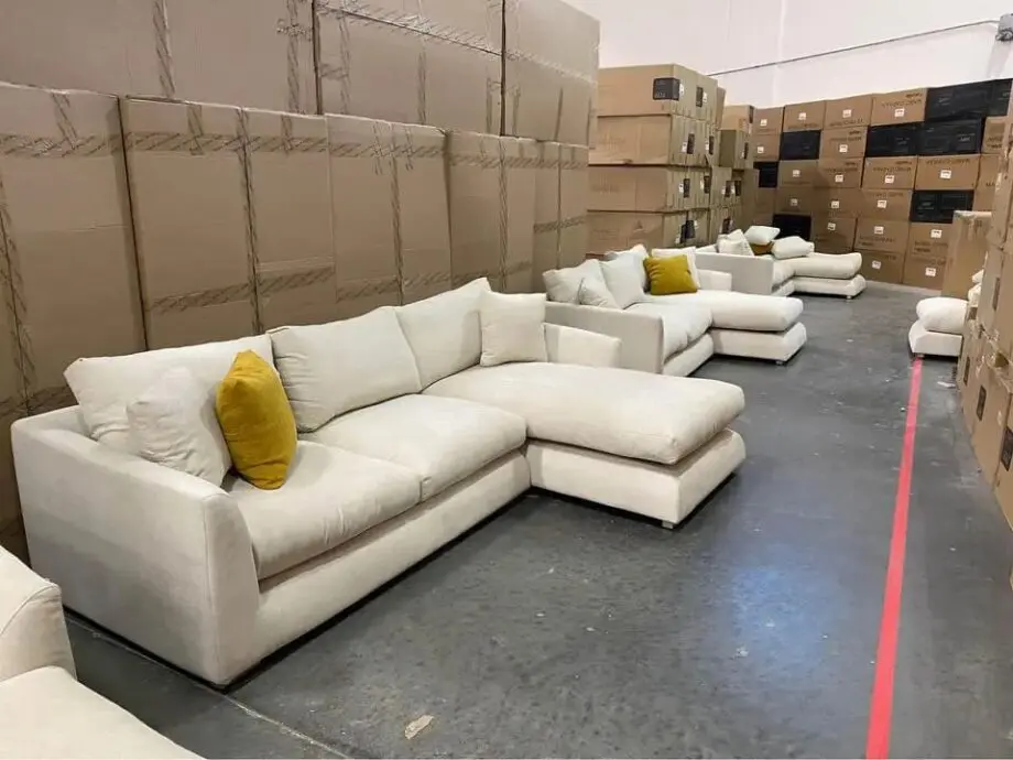 John Lewis L-Shaped Corner Sectional Sofa For Sale