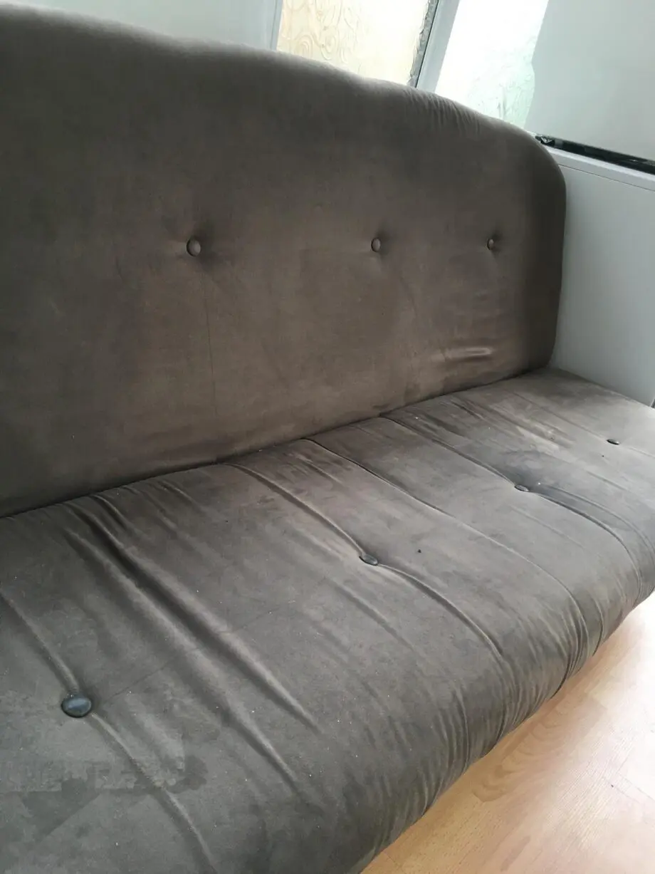Sofa folds out into a double bed