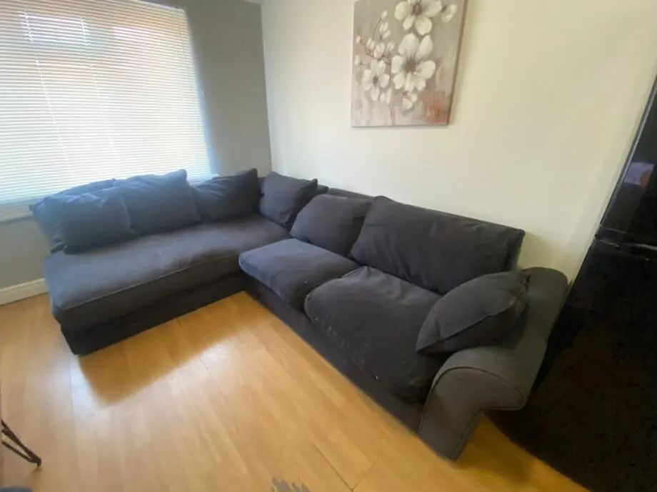 Dark blue Large corner sofa for sale- 5 seater