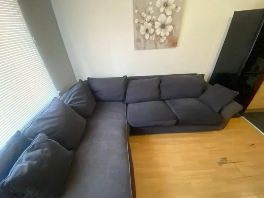 Dark blue Large corner sofa for sale- 5 seater