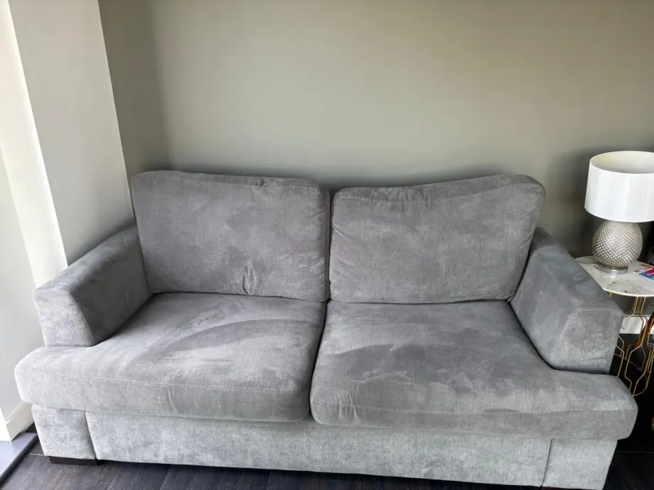 DFS grey 3-seater sofa bed