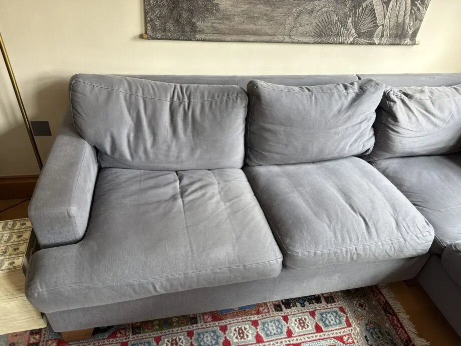 Sofa.com blue corner sofa