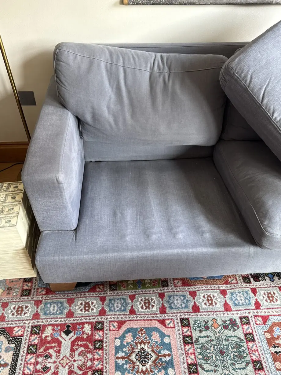 Sofa.com blue corner sofa