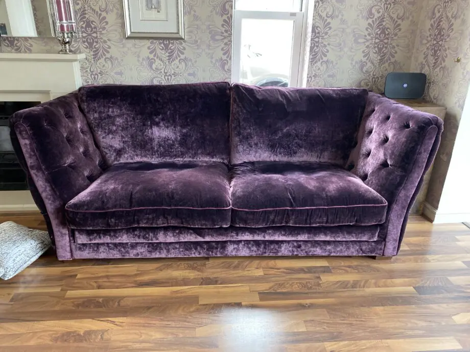 Dansk design 3 seater sofa and love seat