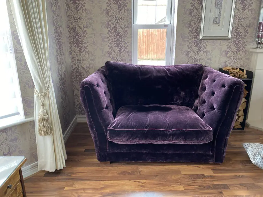Dansk design 3 seater sofa and love seat