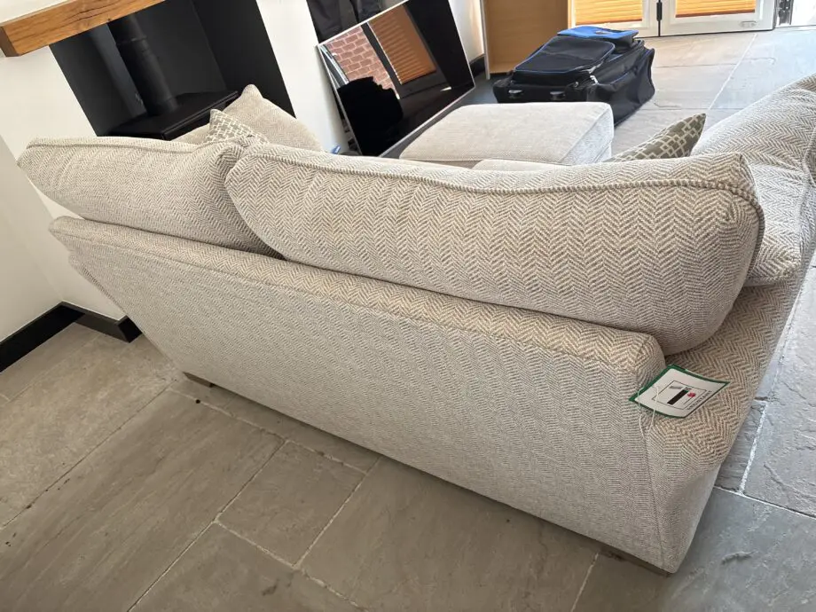Beige/oatmeal two seater sofa bought from Arighi Bianchi Macclesfield.