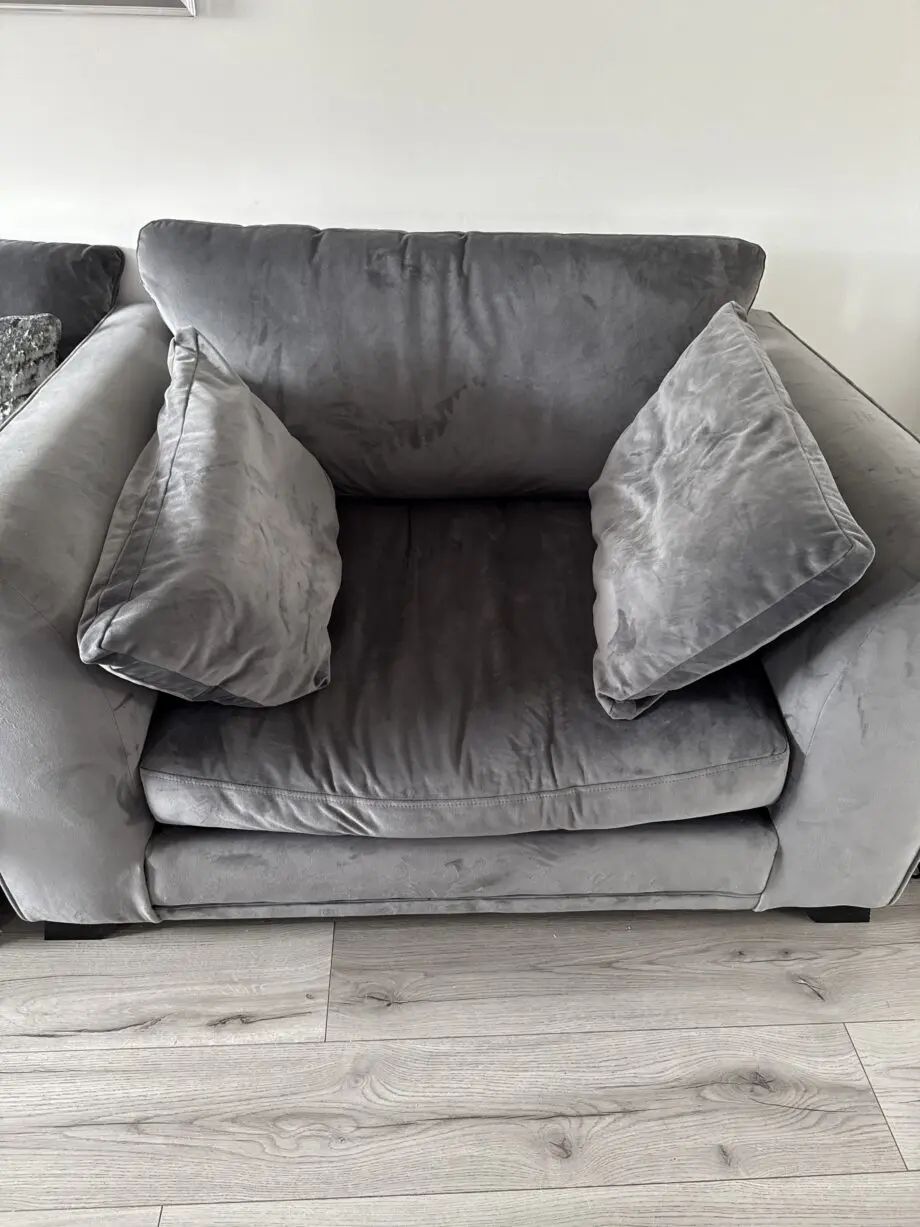 DFS Grey Cuddle Chair