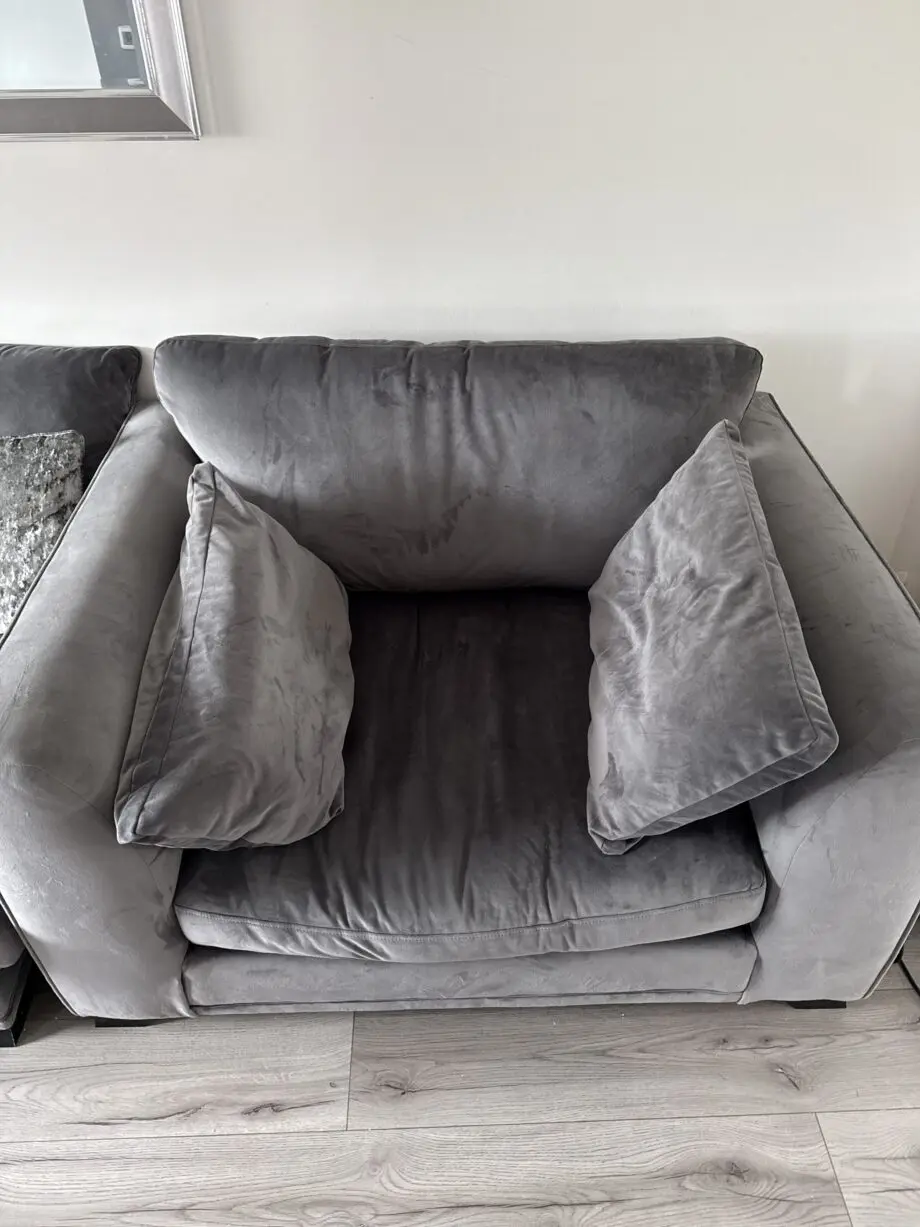 DFS Grey Cuddle Chair
