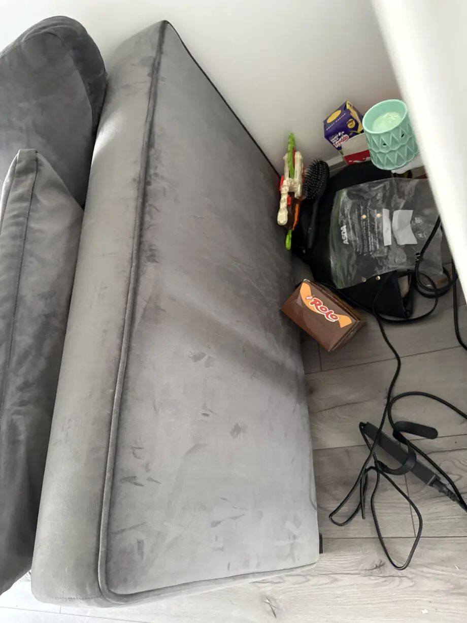 DFS Grey Cuddle Chair