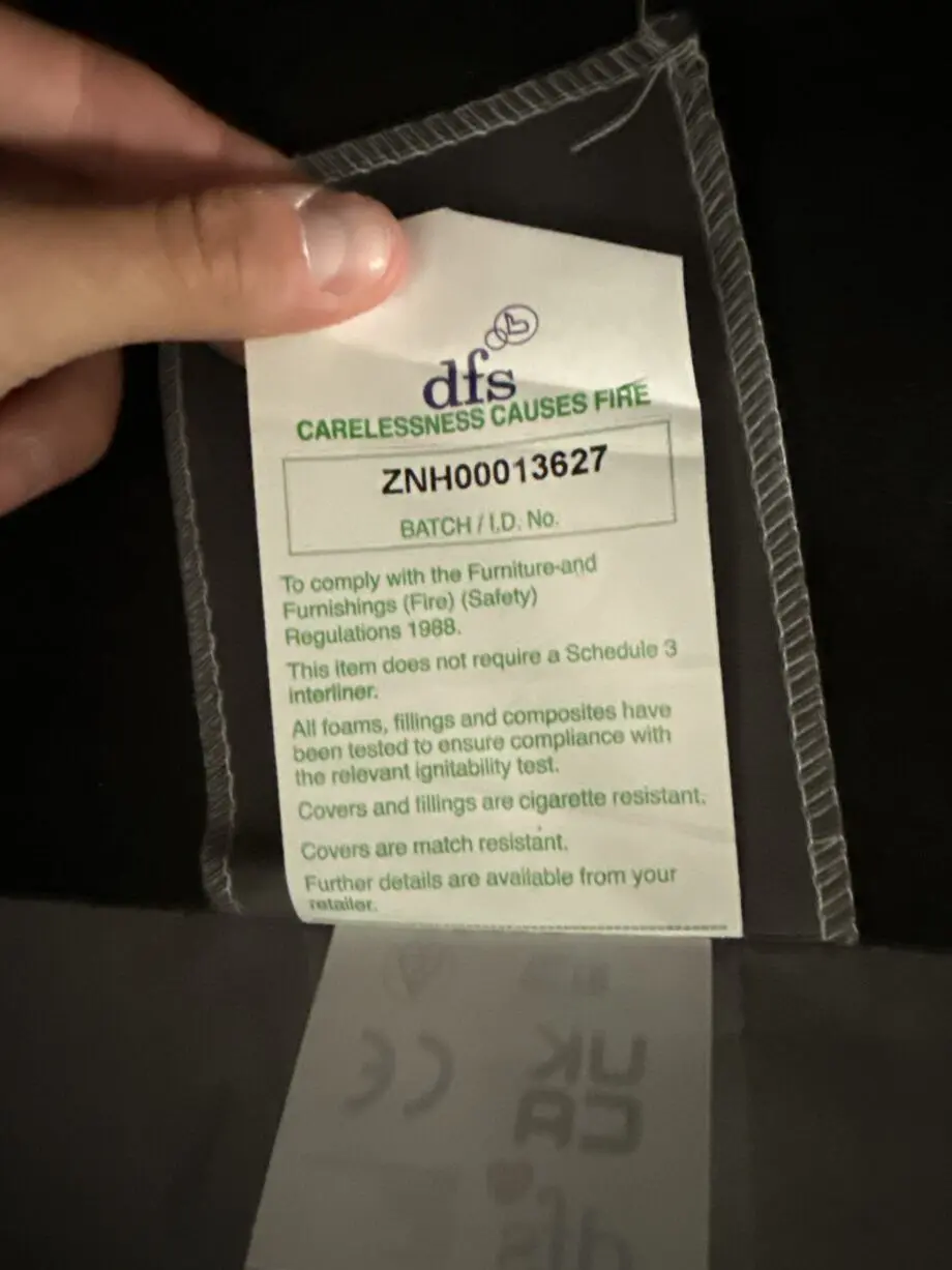 DFS Grey Cuddle Chair
