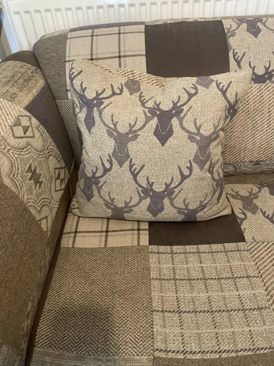DFS Patchwork 2 seater sofa