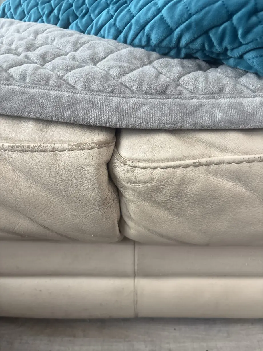 DFS Cream corner sofa