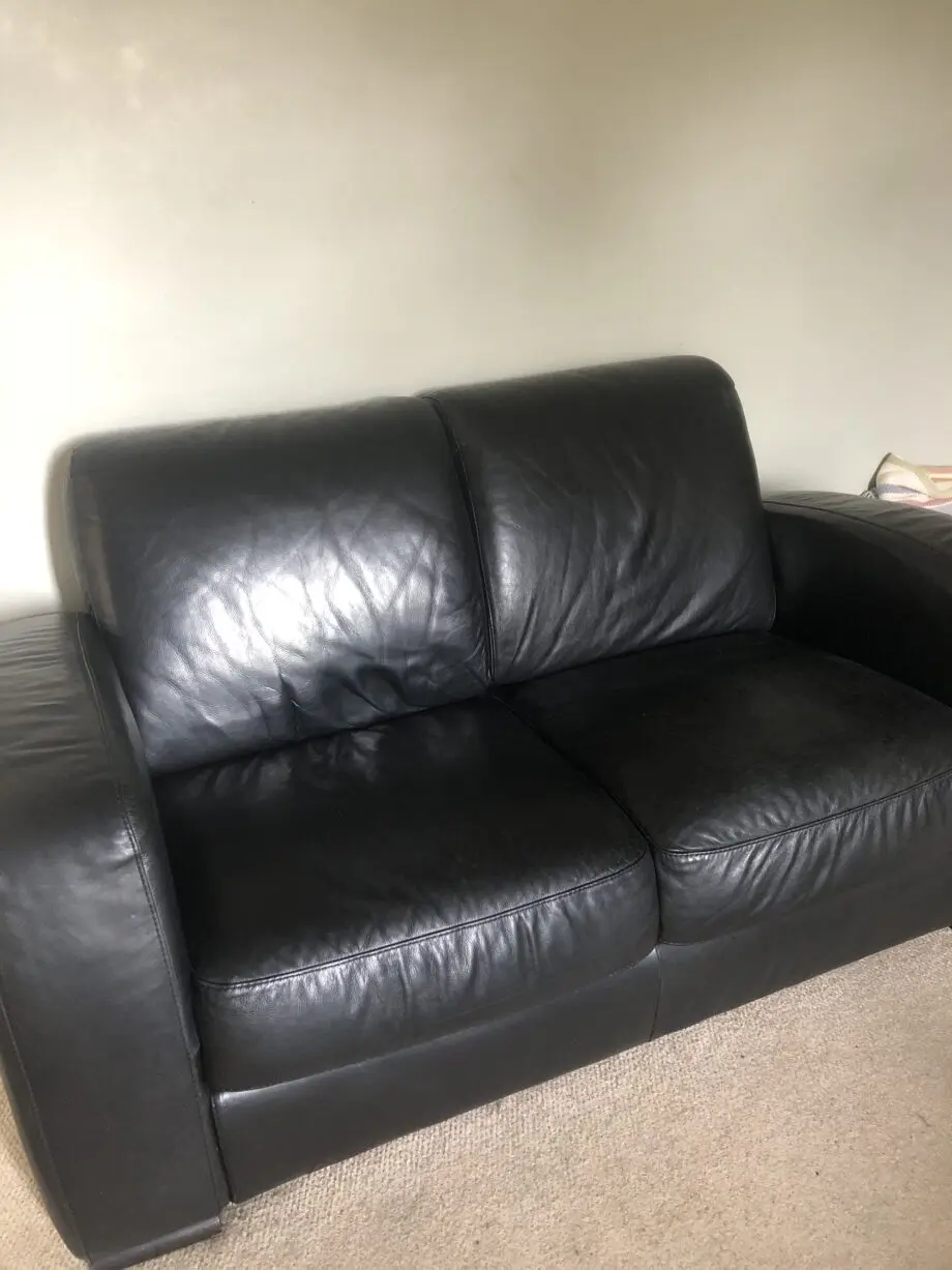 Leather Natuzzi sofa