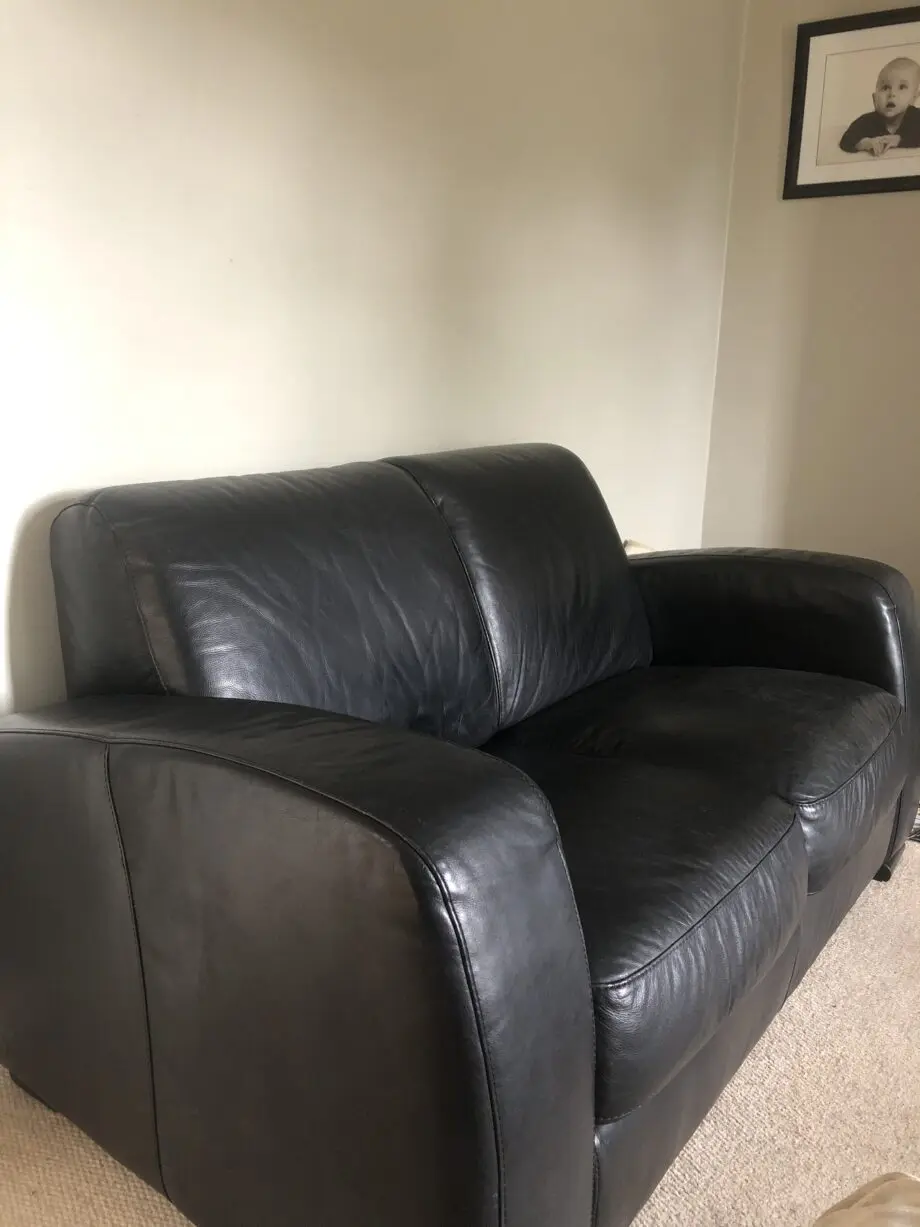 Leather Natuzzi sofa