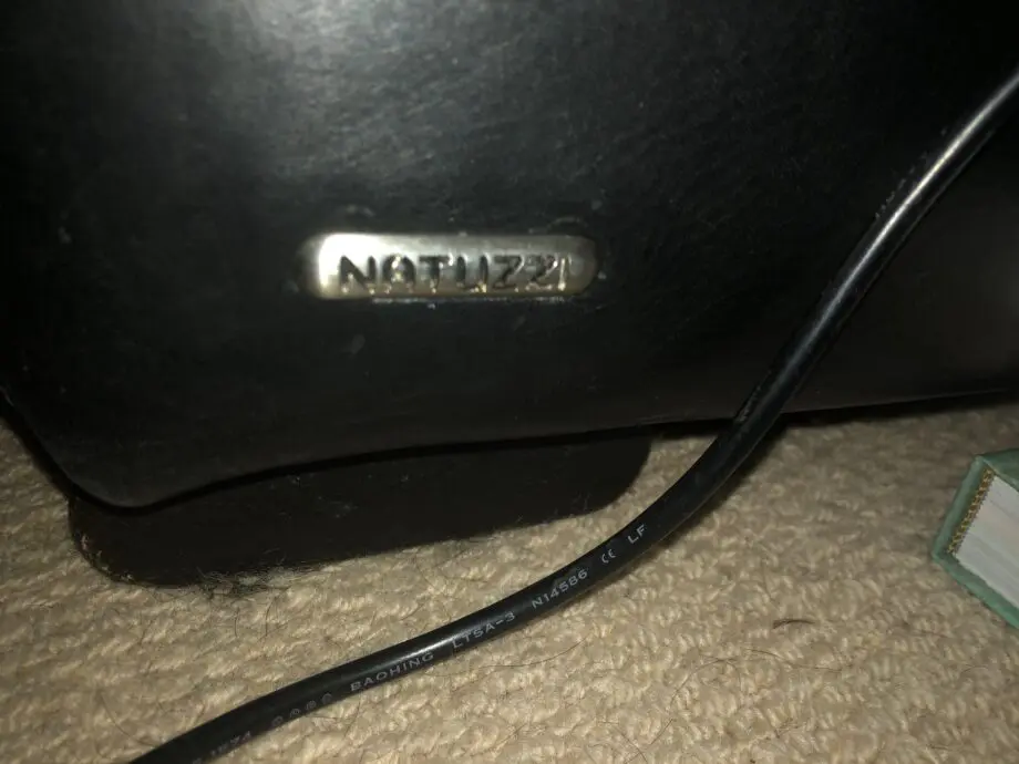Leather Natuzzi sofa