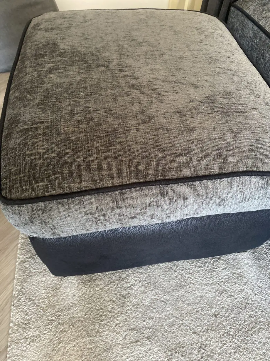 DFS Cayanne sofa and footstool