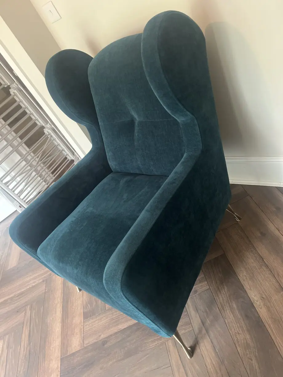 Sofology Teal Midland Hill Wingback chair