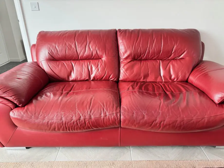 2 X 3 Seater Leather Sofa's from Harveys