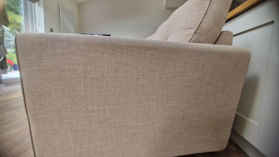 Large 2 seater fabric sofa