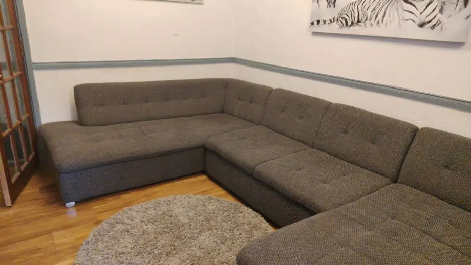 Grey large sofa
