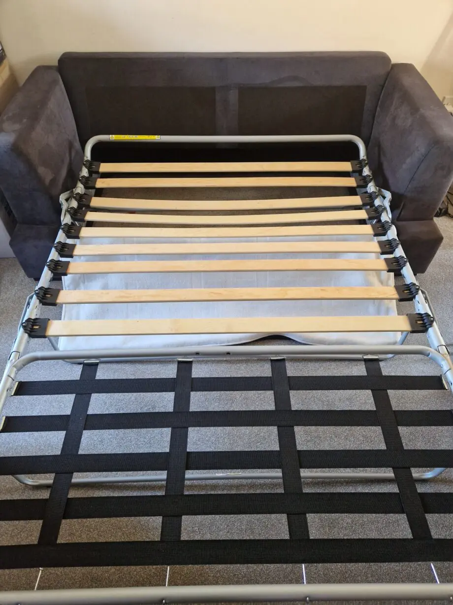 DFS Grey 3 Seater Sofa Bed