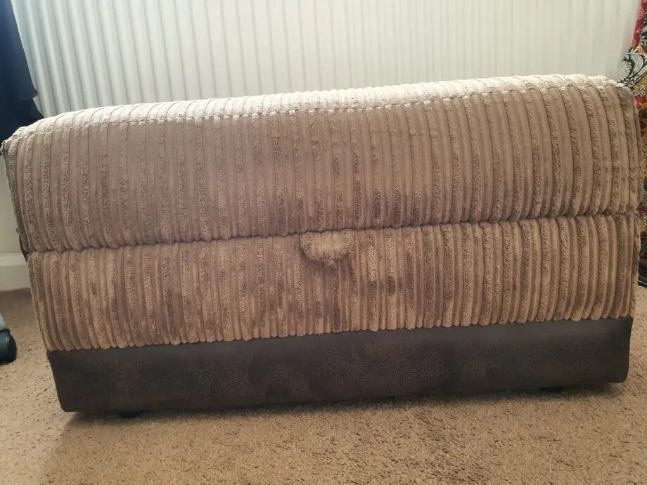 Dfs brown cord sofa set