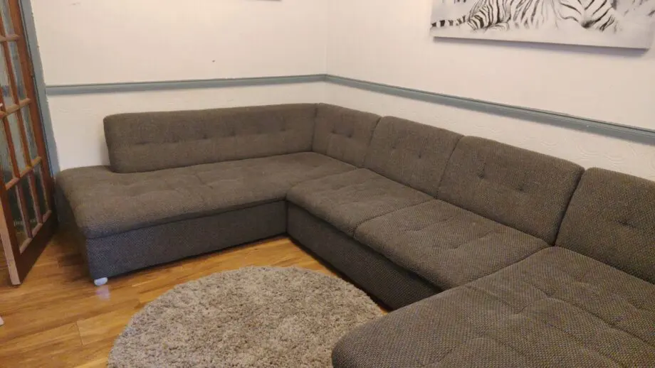 Grey large sofa