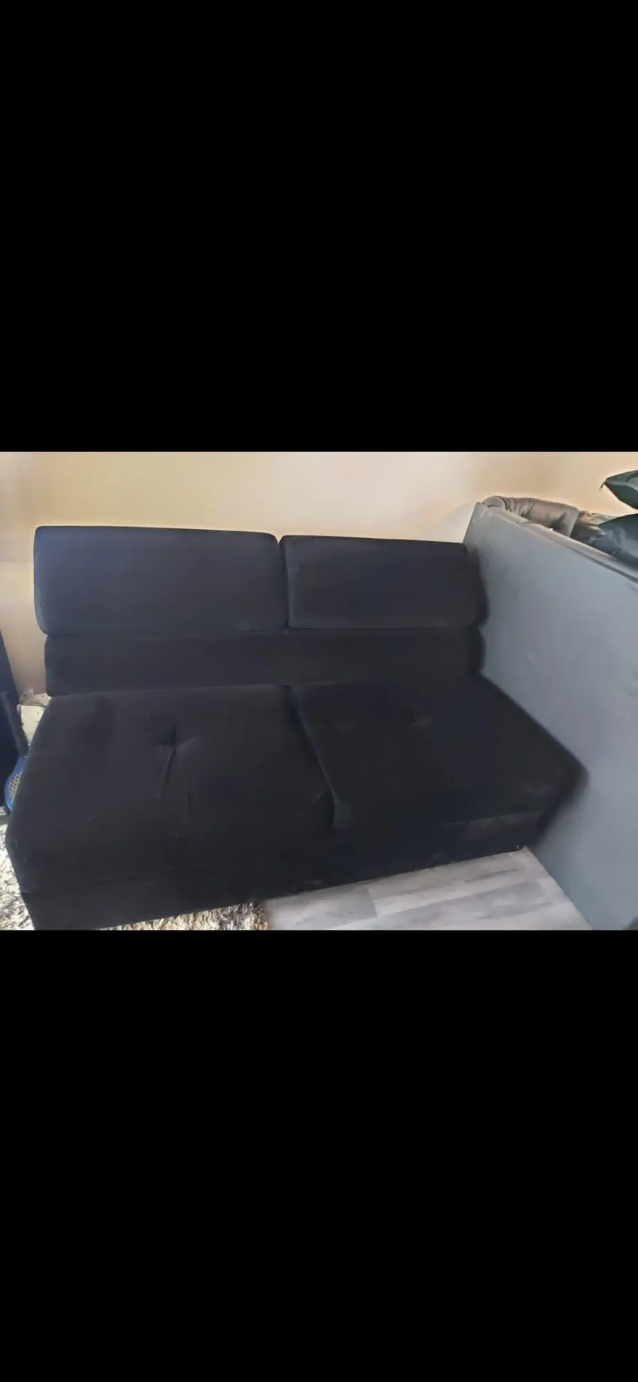 Two seater sofa with storage