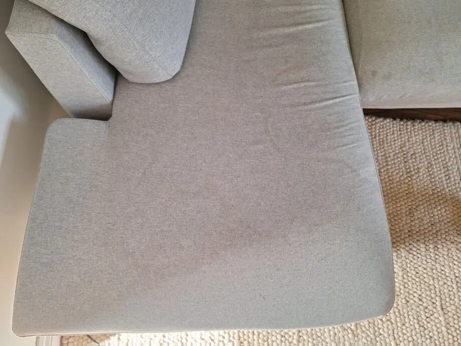 Grey L/corner sofa