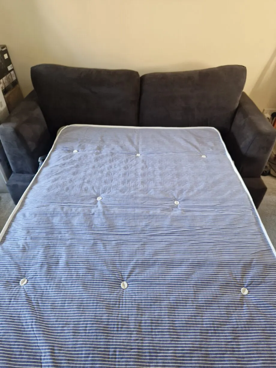 DFS Grey 3 Seater Sofa Bed